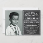 Believe It Or Not Old Photo Birthday Party Invites at Zazzle