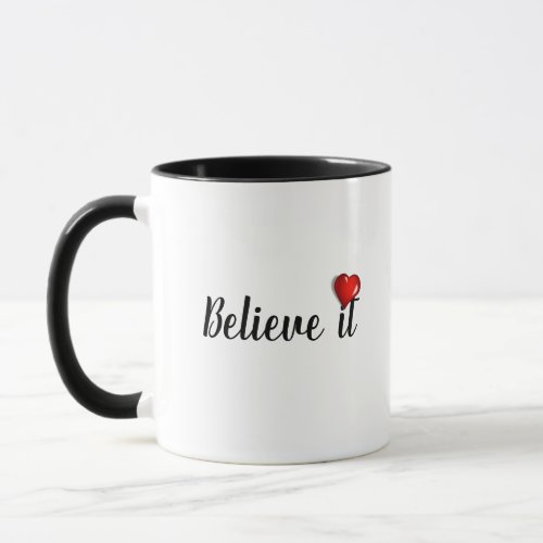 BELIEVE IT Taste with Inspiring Taste Mug