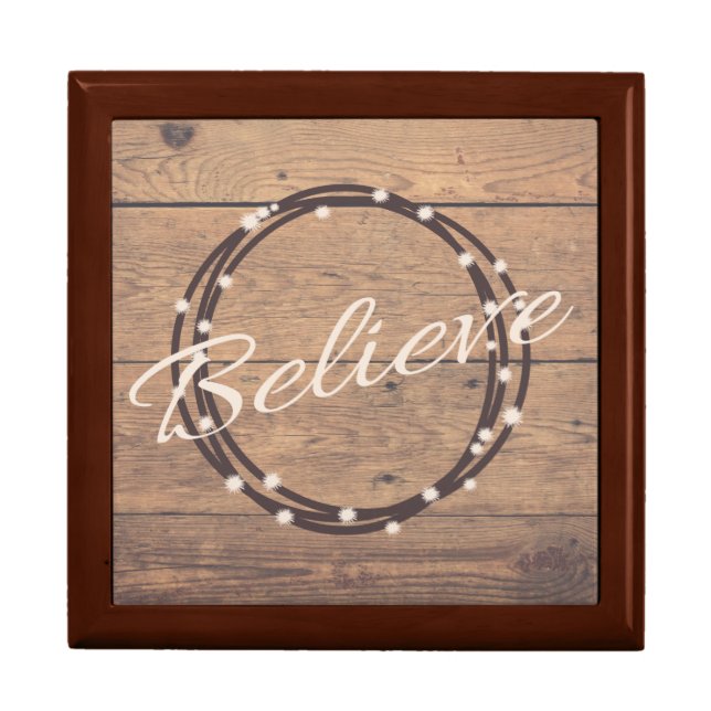 Believe Jewelry Box (Front)