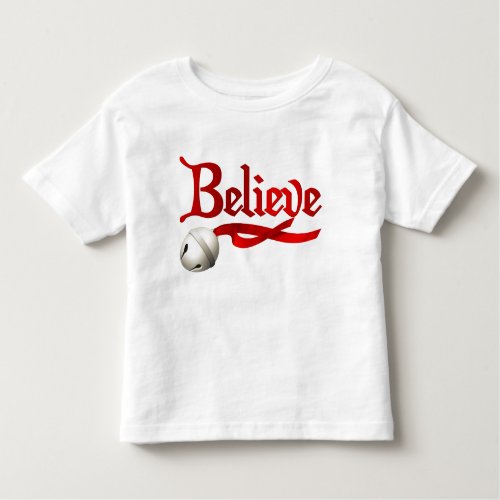 Believe Jingle Bell Toddler T_shirt