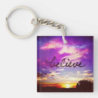 Believe Keychain