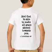 Believe Kids' T- Shirt With Scripture (Back)