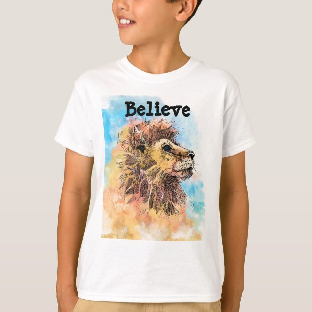 Believe Kids' T- Shirt With Scripture (Front)