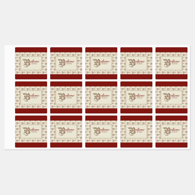 Believe Labels (Sheet)
