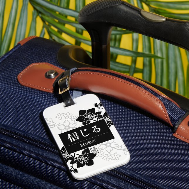 Believe Luggage Tag (Front Insitu 1)