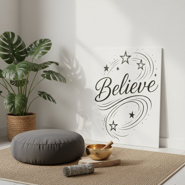 Believe Magical Stars - Boho Celestial Poster (Creator Uploaded)