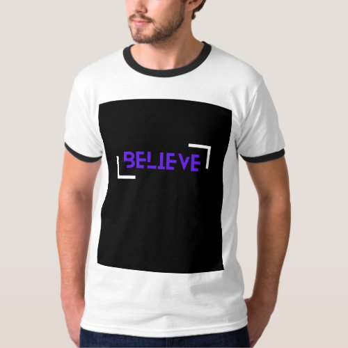 believe mens t shirt