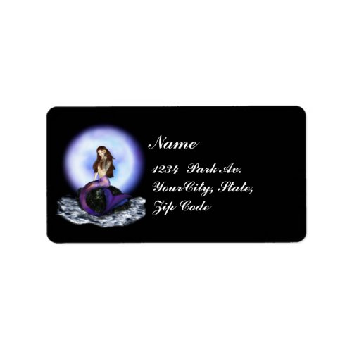 Believe Mermaid Black Purple Labels 2