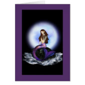 Believe Mermaid Cards Purple (Front)