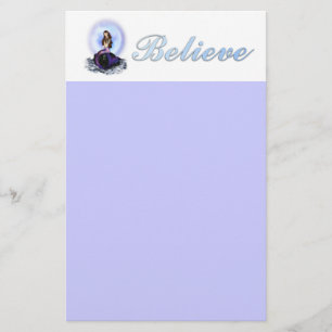 Believe Mermaid Stationery