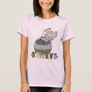 Believe Mouse Ornament Cute Christmas T-Shirt