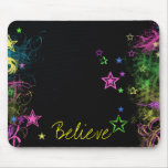 Believe Mouse Pad at Zazzle