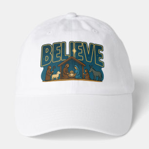 Believe Nativity Hat