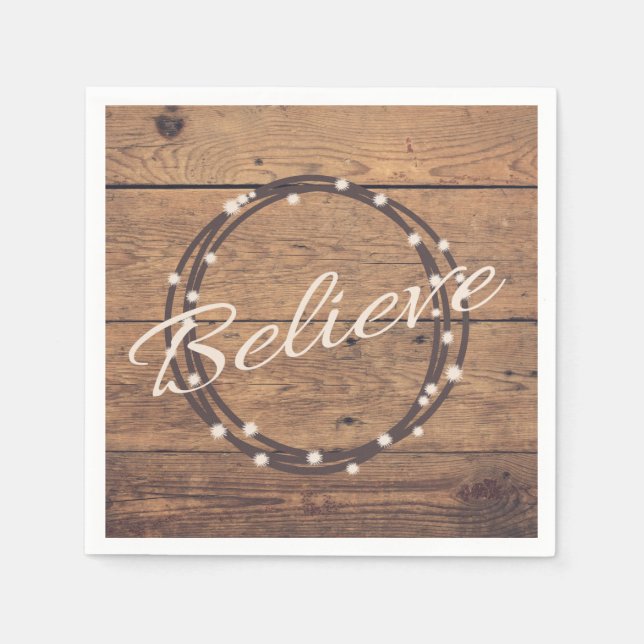 Believe Paper Napkins (Front)