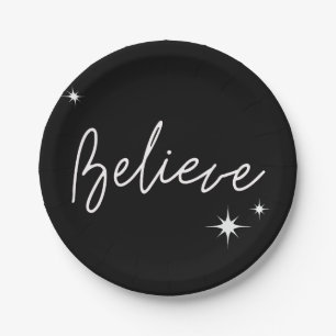 Believe Paper Plates