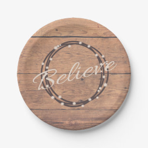 Believe Paper Plates