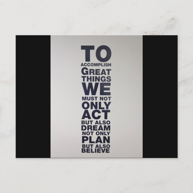 believe postcard (Front)