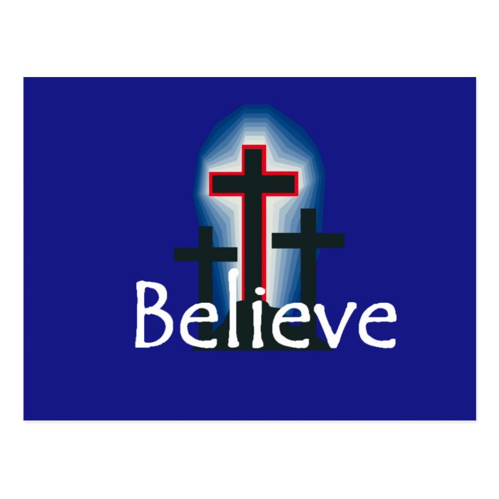 Believe Postcard