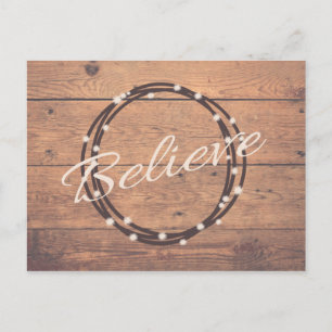 Believe Postcard