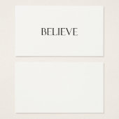 Believe Quotes Inspirational Faith Quote (Front & Back)