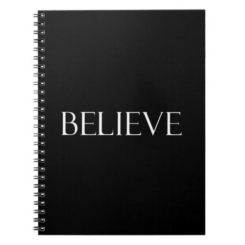 Believe Quotes Inspirational Faith Quote Notebook