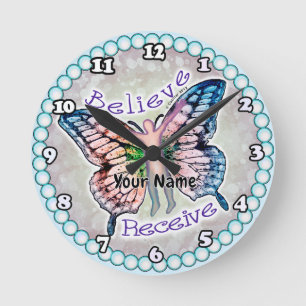 Believe Receive Round Clock