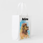 Believe Reusable Grocery Bag (Front Side)