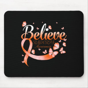 Believe RSD CRPS Awareness Butterfly  Mouse Pad