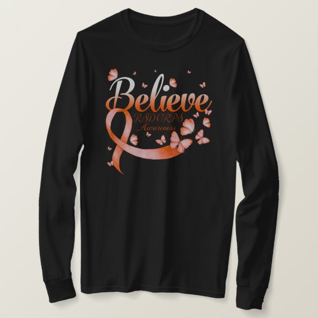 Believe RSD CRPS Butterfly T-Shirt (Design Front)