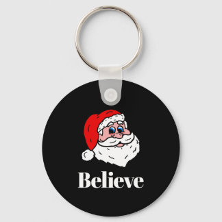 Believe Santa Keychain