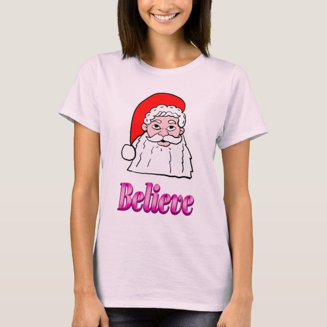 Believe Santa T-Shirt (Front)