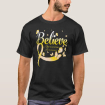 Believe Sarcoma Awareness Butterfly T-Shirt