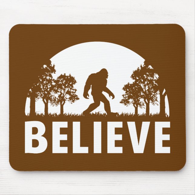 Believe Sasquatch Mouse Pad (Front)