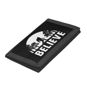 Believe Sasquatch Trifold Wallet