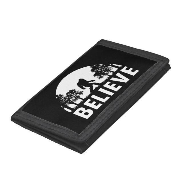 Believe Sasquatch Trifold Wallet (Bottom)