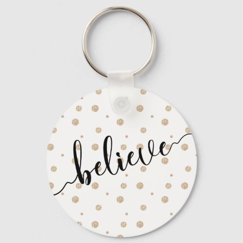 Believe Script Keychain