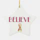 BELIEVE SMA AWARENESS RIBBON ORNAMENT | Zazzle
