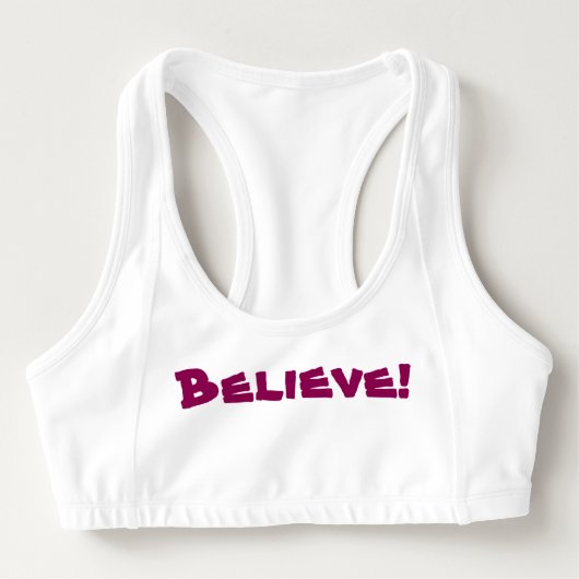 Believe! Sports Bra (Front)