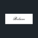 Believe Stamp with Black Ink Pad<br><div class="desc">This is a perfect stamp for encouragement! Whether for yourself or others,  the "Believe" stamp can add a little extra boost when sending cards,  gifts,  or as a simple reminder to believe in whatever it is you want to achieve!</div>