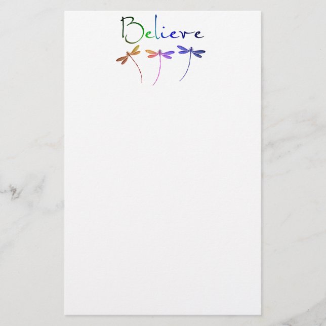 Believe Stationery (Front)