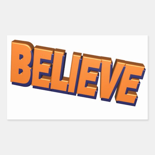 Believe Stickers