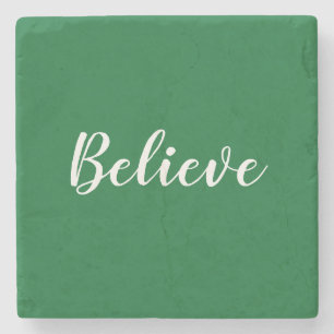 Believe Stone Coaster