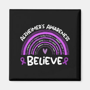 Believe Support Hope Strength Month Alzheimers Magnet