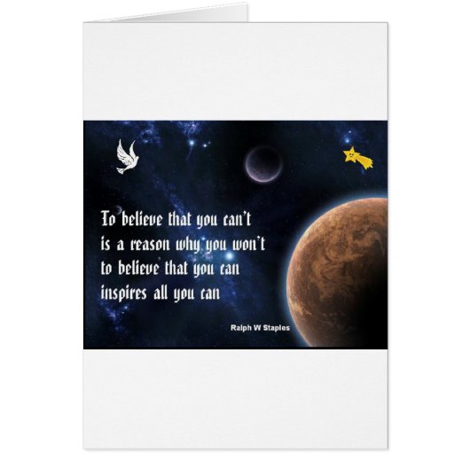 Believe that you can cards (Front)