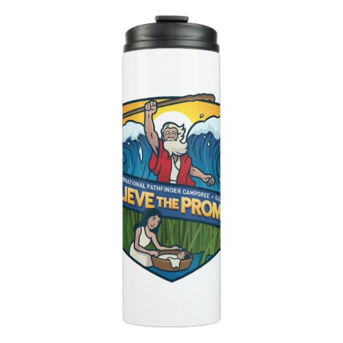 Believe the Promise 2024 Pathfinder Camporee Thermal Tumbler