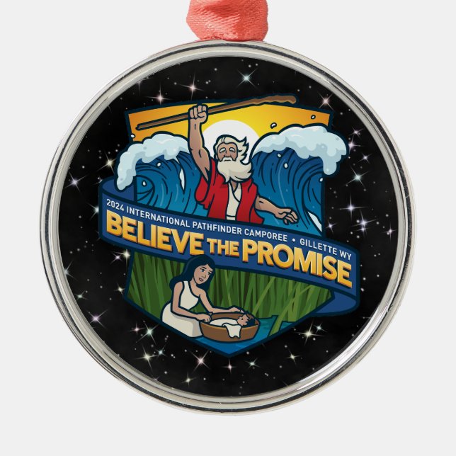 Believe the Promise Christmas Ornament (Front)