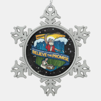 Believe the Promise Snowflake Framed Ornament