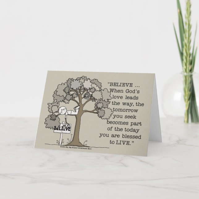 BELIEVE to LIVE Card (Front)