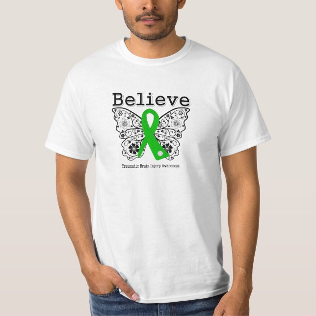 Believe Traumatic Brain Injury T-Shirt (Front)