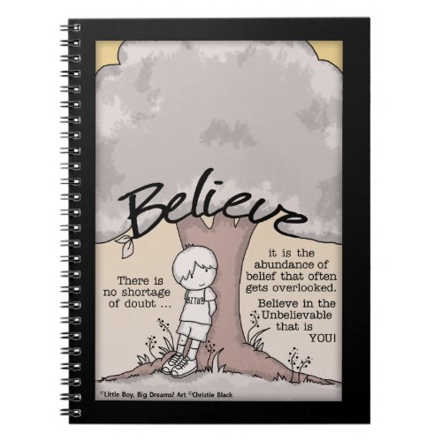 Believe Tree Notebook